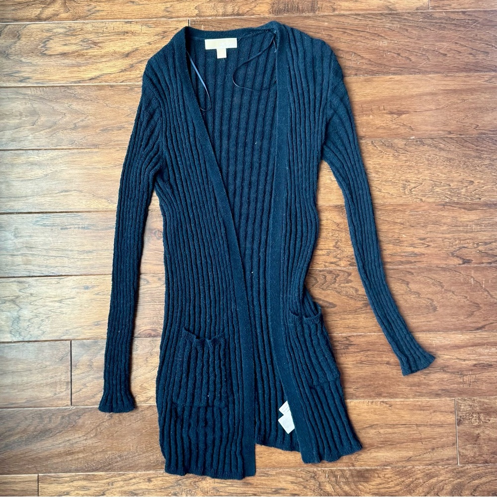 Michael Kors Navy Blue Cardigan 
Size M